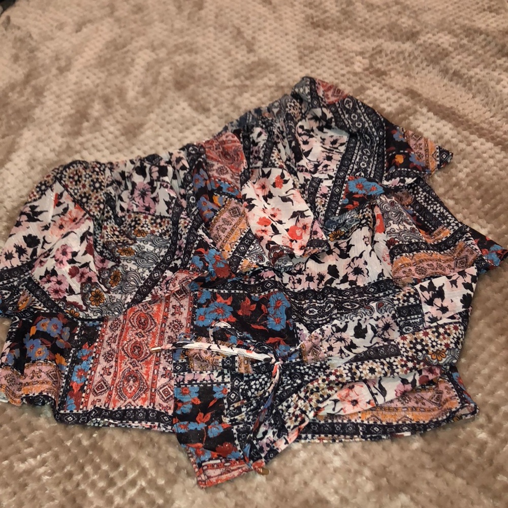 Devlin Madora Patchwork One Shoulder Blouse - image 5